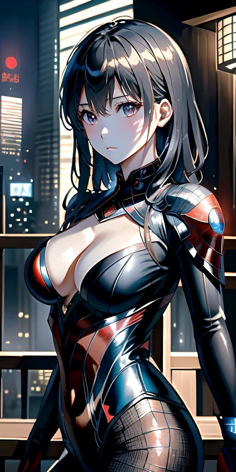 (One girl:1.3), alone, (((Very Detailed face)))), ((Very detailedな目と顔)))), beautifulディテールの目,Spider Girl、beautiful生脚、beautifulへそ、beautiful乳、Big 、 Body parts__, Official Art, Unified 8k wallpaper, Very detailed, beautiful and beautiful, beautiful, masterpiece, 最high quality, Leotard Spider Suit、original, masterpiece, Ultra HD Photos, 最high quality, Ultra-high resolution, Realistic realism, sunlight, Full body portrait, Great beauty, Dynamic pose, Delicate face, Vivid eyes, (from the front), She's wearing a Spider-Man suit, Red and black color scheme, Spider, Very detailedな都市の屋根の背景, rooftop, Overlooking the city, Detailed face, Detailed, intricate and busy background, Messy, nice, milky, Very detailedな肌, Realistic skin detail, Visible pores, Clear focus, Volumetric Fog, 8K Ultra HD, Digital SLR, high quality, Film Grain, Fair skin, Photorealistic, Lomography, Future dystopian megalopolis, translucent