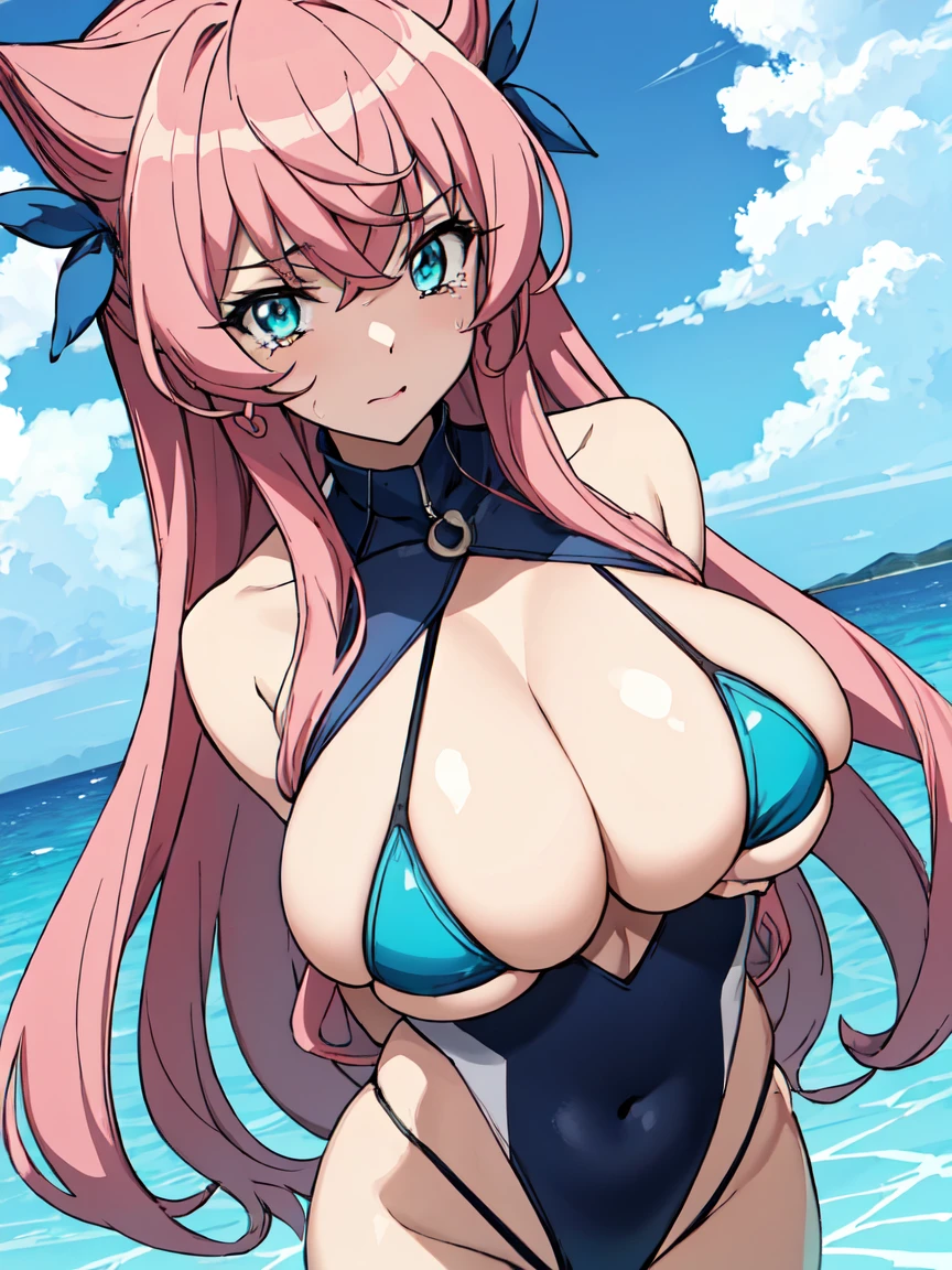 masterpiece,top-quality,maria cadenzavna eve,heroine of symphogear,1girl,solo,pink hair, long hair,wavy hair,voluminous hair,turquoise eyes,beauty,very huge breasts,narrow waist,bust size is 120cm over,crying,sexy,soaked,seductive anime girl, oppai, biomechanical oppai,oppai proportions,Both hands are tied behind their backs and restrained,show oppai,put both hands behind her back,too much exposure swimsuit,micro bikini,swimsuit only,too much exposure swimsuit,micro bikini,swimsuit only,bust size is 120cm over,bust size is 120cm over,too much exposure swimsuit,micro bikini,swimsuit only,Both hands are tied behind their backs and restrained,show oppai,put both hands behind her back,show oppai,put both hands behind her backvery huge breasts,very huge breasts,bust size is 120cm over,too much exposure swimsuit,micro bikini,swimsuit only,Both hands are tied behind their backs and restrained,show oppai,very huge breasts,bust size is 120cm over,too much exposure swimsuit,micro bikini,swimsuit only,Both hands are tied behind their backs and restrained,show oppai,very huge breasts,where water collects,let your hair down,let your hair down