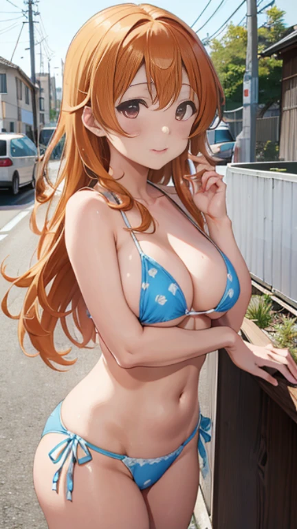 シースルー white micro bikini, love live konoe Kanata,Large Breasts,