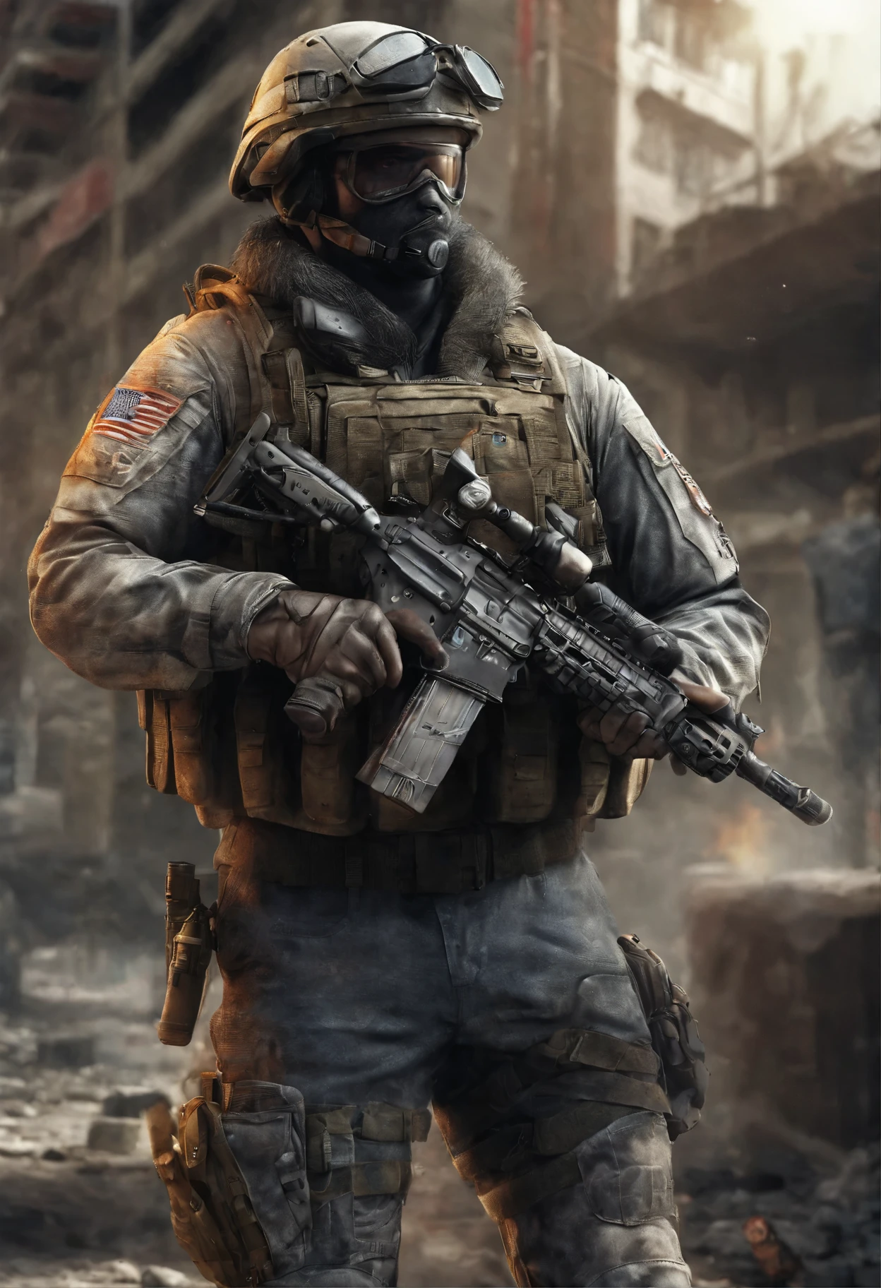 Street of Duty Super Soldier Skin with Panama Theme