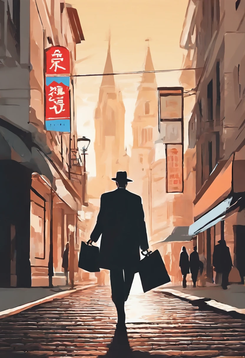 (best quality,4k,highres,masterpiece:1.2),ultra-detailed,"newspaper vendor running after the flying newspapers, trying to catch them",vibrant colors,film noir,energetic motion,expressive faces,newspapers scattered everywhere,leftover newspapers on the ground,chaotic and dynamic scene,retro 1950s fashion,a vintage newsstand,people on the street watching,lively city atmosphere,fast-paced action,beautifully illuminated streetlights