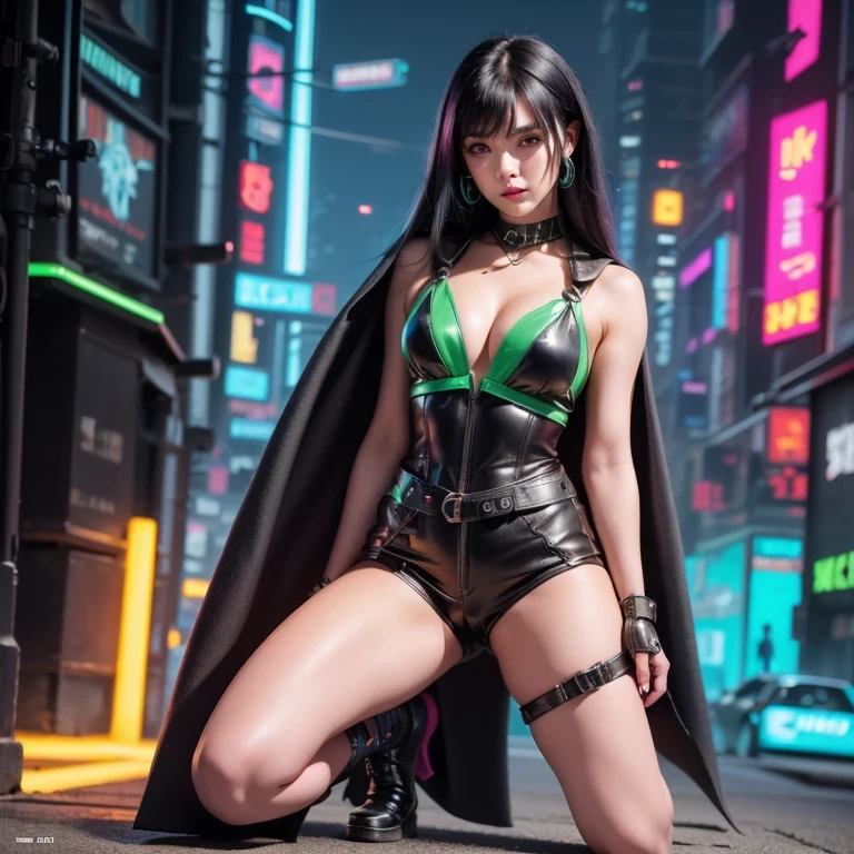 Anime style woman wearing green cape and black leather shorts, From League of Legends, Senna, Cyborg Punk Angry Gorgeous Goddess, European Cyberpunk, Cyberpunk style, Serve as a guard vanguard, Cyberpunk 2020 Model Girl, Cyberpunk clothing, Akali From League of Legends, female Cyberpunk anime girl, even, Leader, beautiful cyberpunk female model, Cyberpunk anime girl, masterpiece, best quality, (Extremely detailed CG Unity 8K wallpaper), (best quality), (Best Illustration), (The best shadow), absurd, Realistic lighting, (abyss), Beautiful and detailed lighting, Artworks by Peter Mohrbacher,，Anime style woman wearing green cape and black leather shorts, Senna from League of Legends, Cyberpunk Angry Gorgeous Goddess, European Cyberpunk, Cyberpunk style, As an Overwatch character, Cyberpunk 2000. Model Girl, Cyberpunk clothing, Akali from League of Legends, female Cyberpunk anime girl, Keda, Actress, beautiful cyberpunk female model, Cyberpunk anime girl，masterpiece, best quality, (Extremely detailed CG Unity 8K wallpaper), (best quality), (Best Illustration), (The best shadow), absurd, Realistic lighting, (abyss), Beautiful and delicate light, Artworks by Peter Mohr Bacher,, Anime girl in bikini and leather shorts posing for a photo, European Cyberpunk style, Cyberpunk Angry Gorgeous Goddess, Cyberpunk 20 Model Girl, Seductive Tiffany Lockhart Portrait, She is ready for battle, female Cyberpunk anime girl, Tiffany, Tiffany Lockhart, Cyberpunk anime girl, Cool anime 8k, Cyberpunk Girl, Sexy pose 1 girl, Solitary