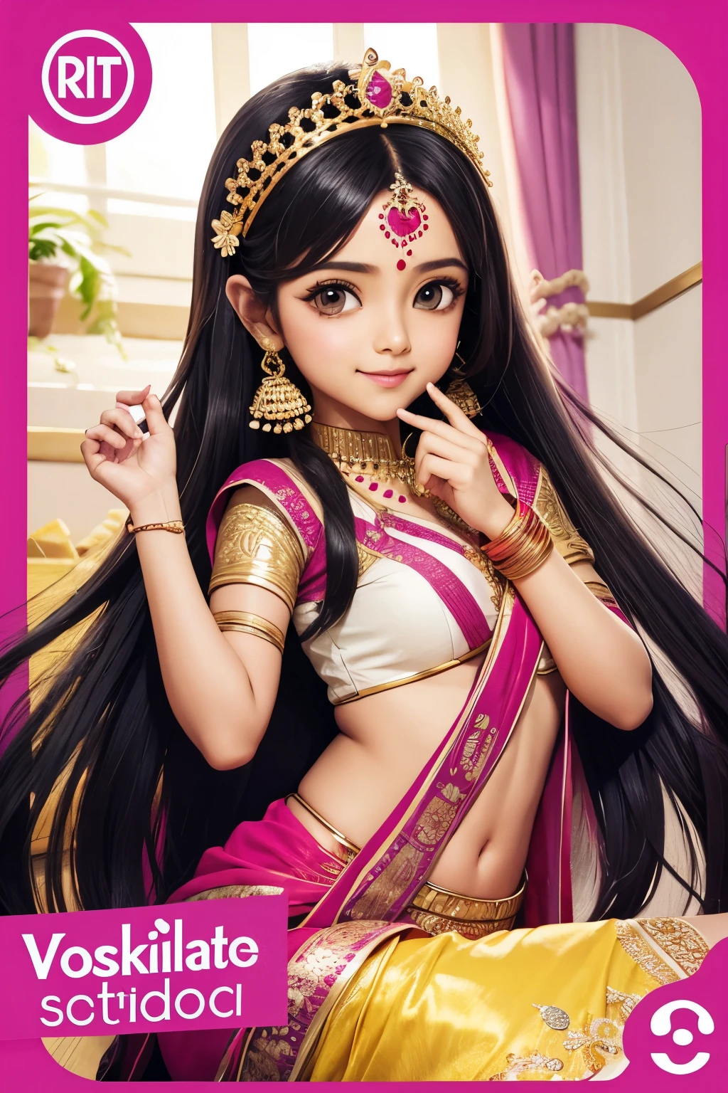 Logo for Ritu sweet in india