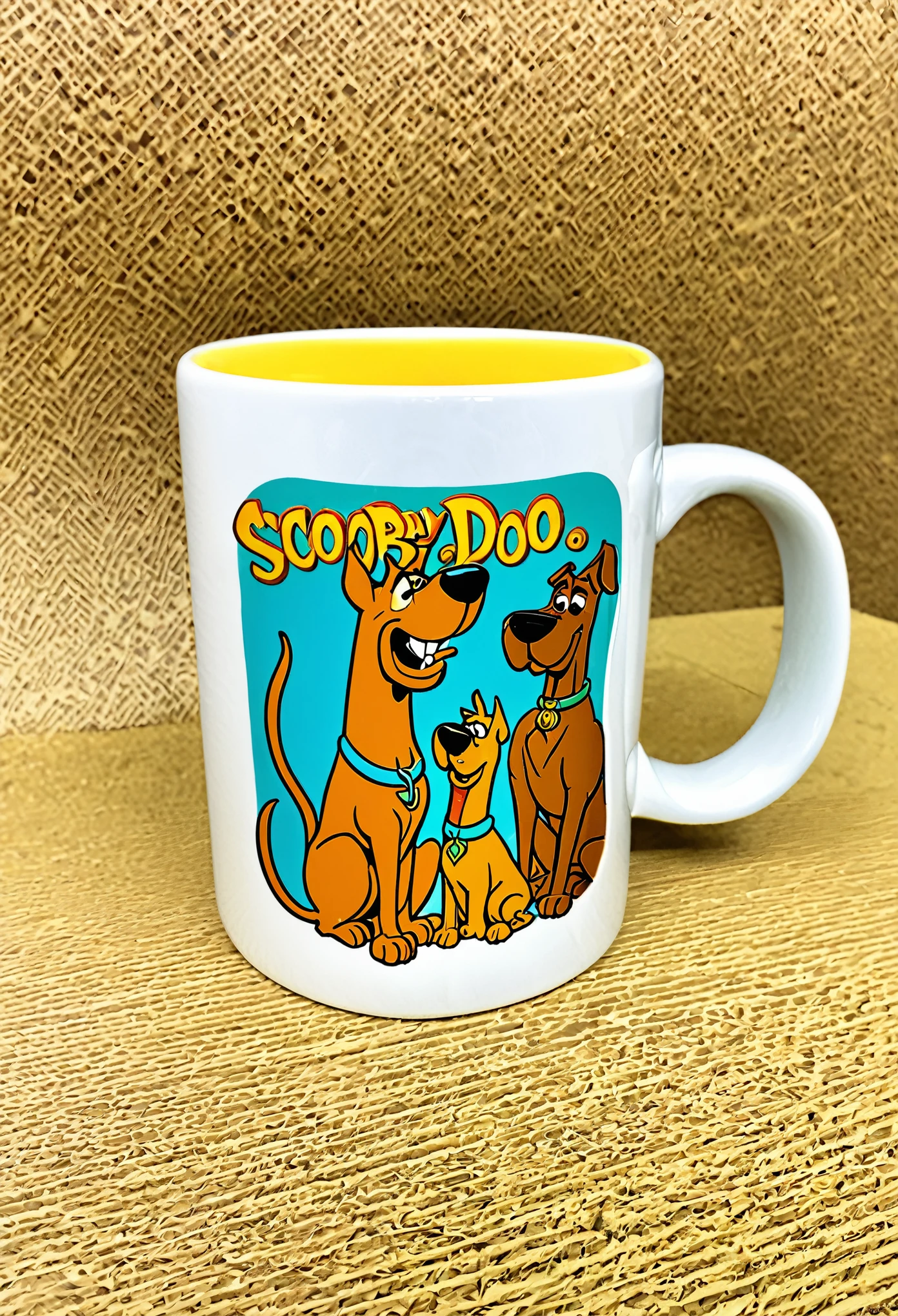 Imagem dos personagens de scooby doo para por em uma caneca