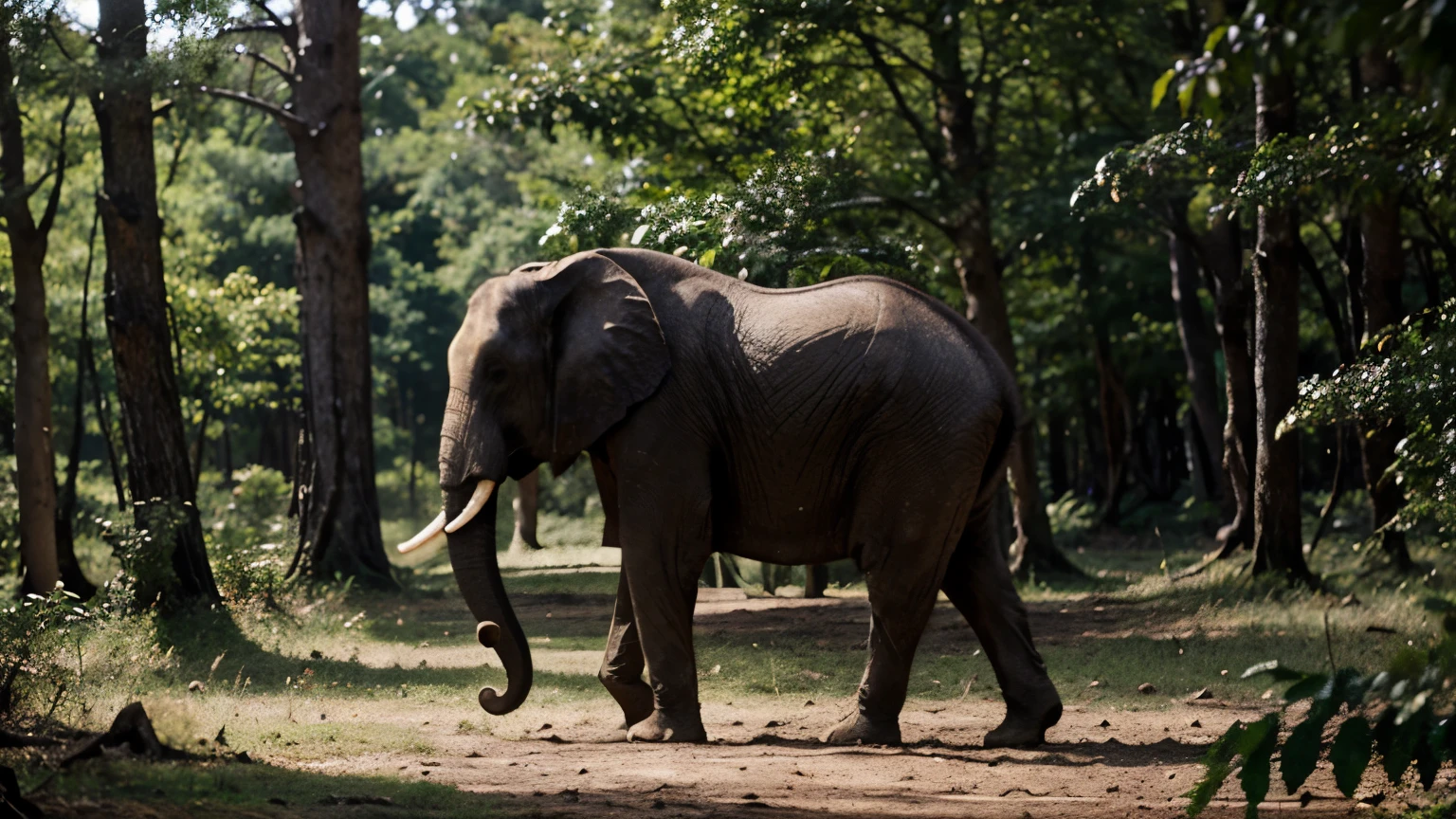 elephent in the forest