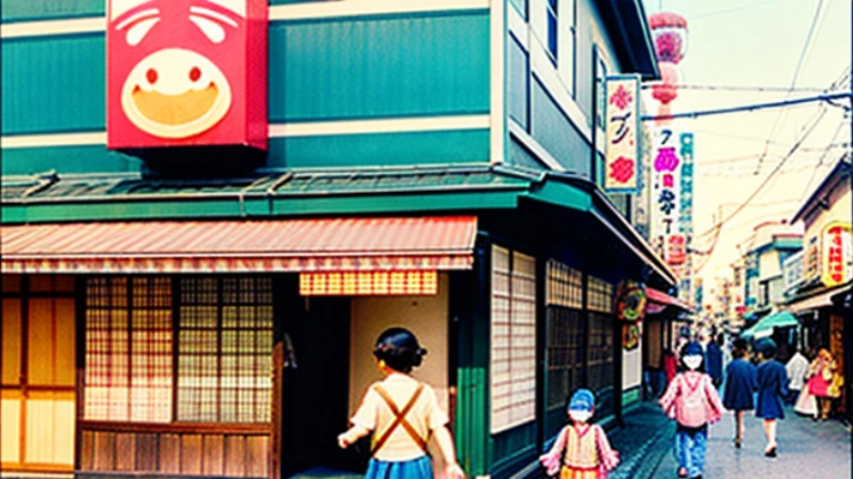 Japan candy shop、Sunset on 3rd Street、Children playing with a spinning top、Parents and children playing with kites、Children playing with menko、Children shopping at a candy store、Old Japanese tiled house、Scene of children playing、A crowd of children playing in front of a candy store、Children&#39;s smiling faces、Children&#39;s smiling faces、Children&#39;s smiling faces、Grandma poster girl of a candy store、Candy Shop Mask、Showa era masks、Hyotko mask、Japan candy shop、Japan candy shop、