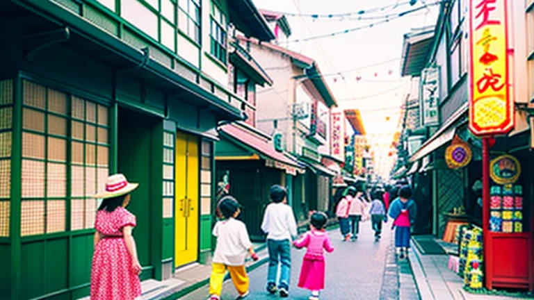 Japan candy shop、Sunset on 3rd Street、Children playing with a spinning top、Parents and children playing with kites、Children playing with menko、Children shopping at a candy store、Old Japanese tiled house、Scene of children playing、A crowd of children playing in front of a candy store、Children&#39;s smiling faces、Children&#39;s smiling faces、Children&#39;s smiling faces、Grandma poster girl of a candy store、Candy Shop Mask、Showa era masks、Hyotko mask、Japan candy shop、Japan candy shop、