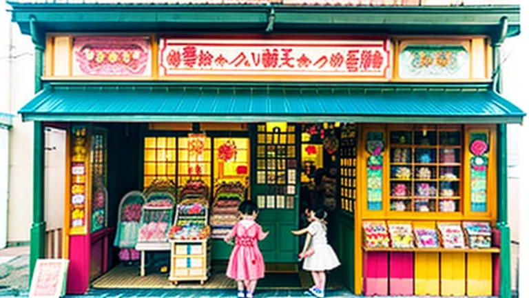戦後のJapan candy shop、Sunset on 3rd Street、Children playing with a spinning top、Parents and children playing with kites、Children playing with menko、Children shopping at a candy store、Old Japanese tiled house、Scene of children playing、A crowd of children playing in front of a candy store、Children&#39;s smiling faces、Children&#39;s smiling faces、Children&#39;s smiling faces、Grandma poster girl of a candy store、Candy Shop Mask、Showa era masks、Hyotko mask、Japan candy shop、戦後のJapan candy shop、