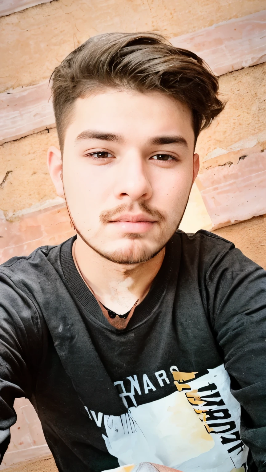 A boy with beard