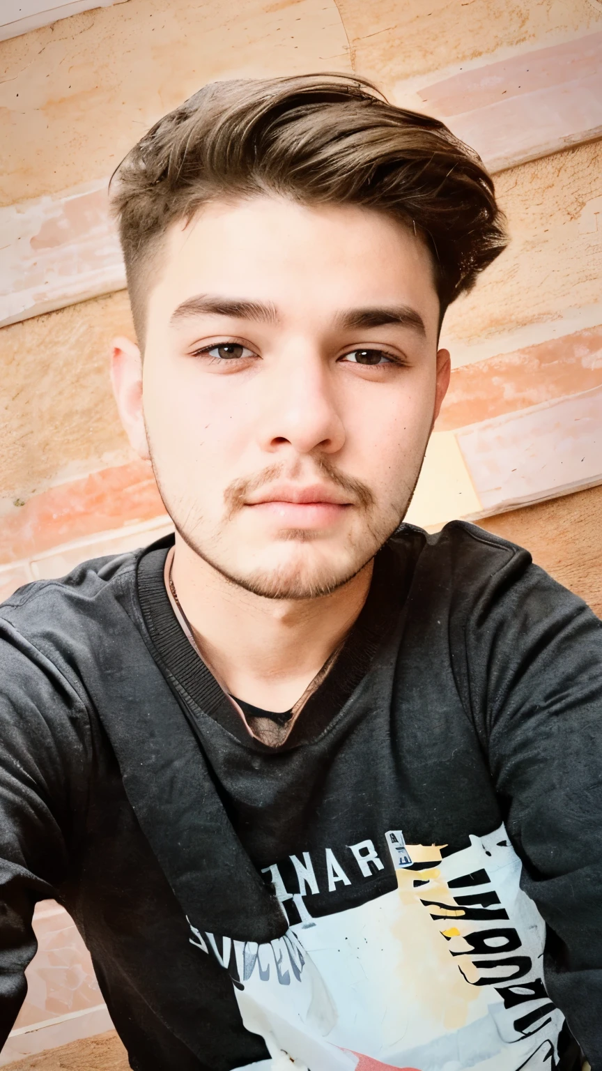 A boy with beard