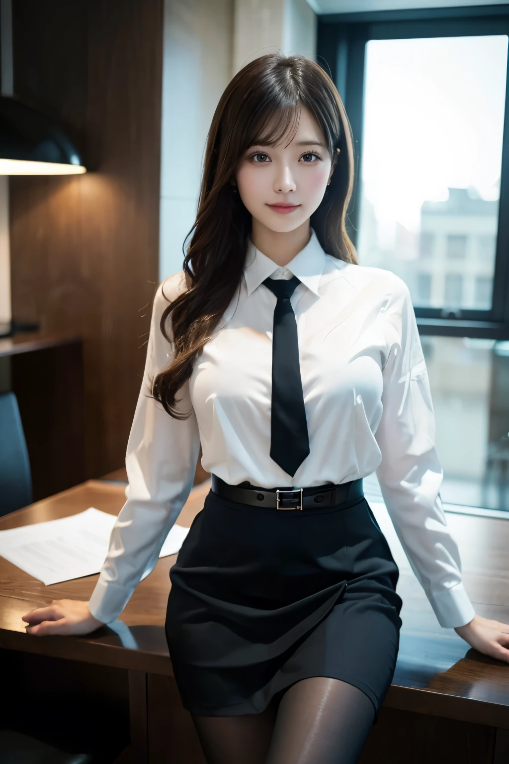 top-quality、​masterpiece、ultra res、cute girl face、Office Lady、wears a suit、full bodyesbian、Famous actresses of Japan、very beautif、A sexy