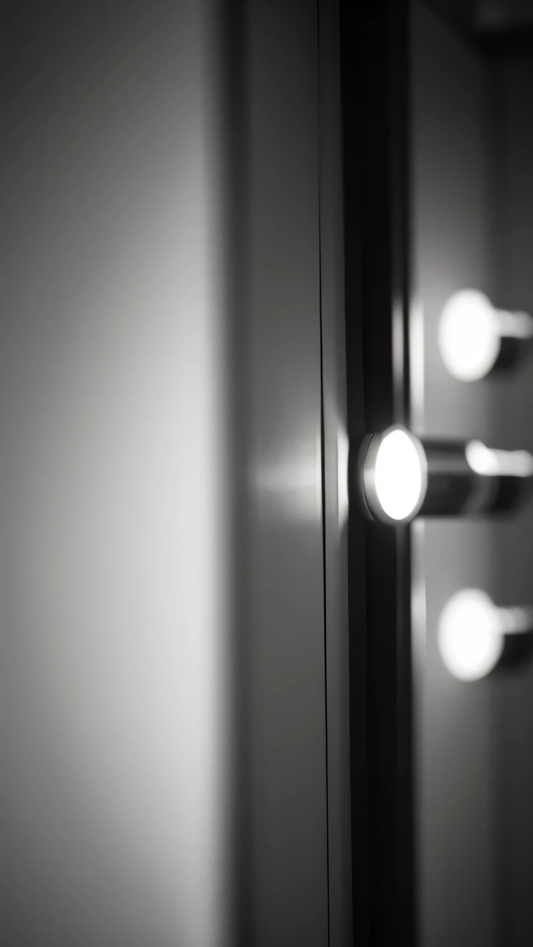 thomas alpha edison room, close up, blur, black white photo, 8k