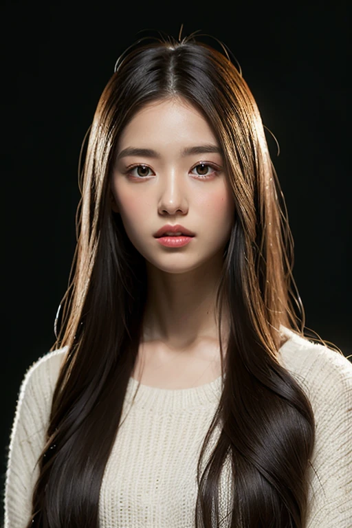 studio,long hair,realistic