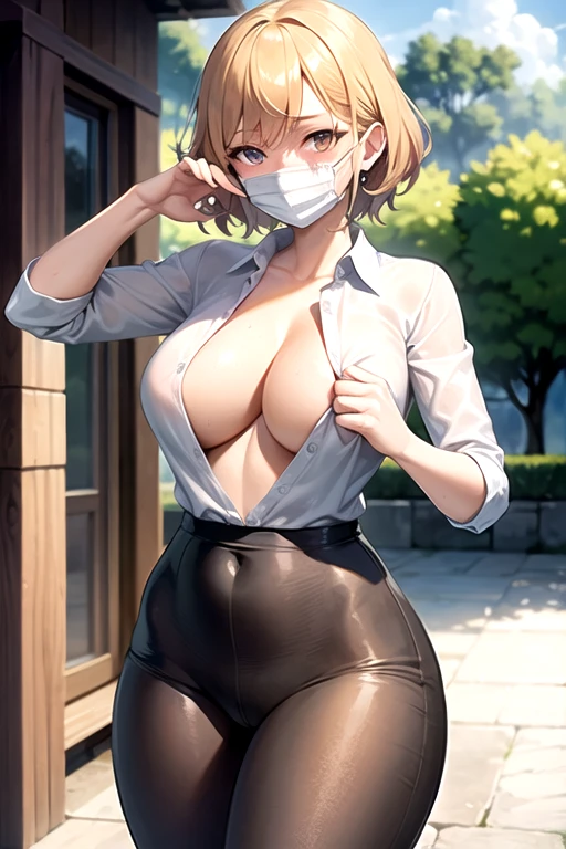 chica anime con pelo largo, clutching breasts, (((camisa mojada sin brasier ni bragas))), orejas de gato, cola de gato, liso, chica anime seductora, encantadoras chicas anime, linda chica anime, cuerpo completo, cuerpo con curvas, talla de pechos C38, alta calidad