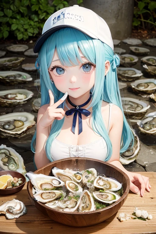 Let&#39;s eat raw oysters together, Oyster Girl
