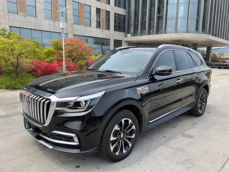 FAW Hongqi,off-road车,HS7,black body,(LB-Works Full Version: Walk)、(86 Gas Turbine)、future、off-road车规格、(Gorgeous design)、live recording、detail、Edge of the Abyss、Wide tires、off-road、Turn on the lights