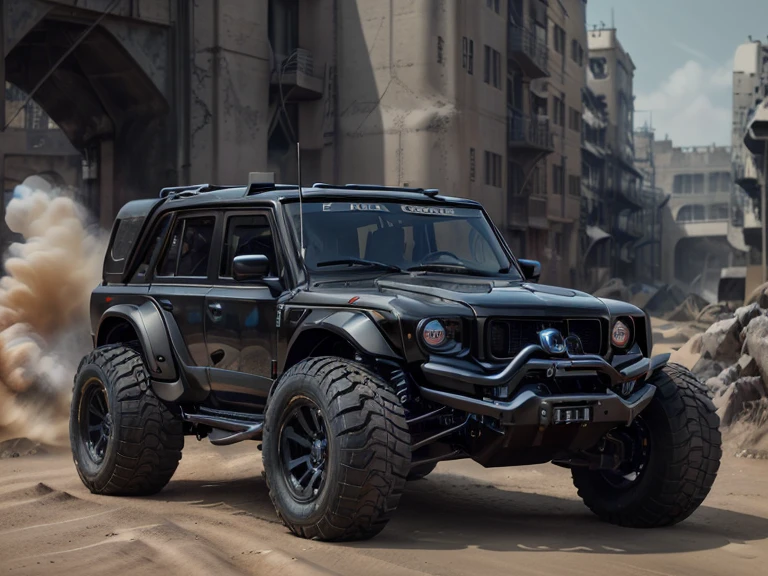 FAW Hongqi,off-road车,HS7,black body,(LB-Works Full Version: Walk)、(86 Gas Turbine)、future、off-road车规格、(Gorgeous design)、live recording、detail、Edge of the Abyss、Wide tires、off-road、Turn on the lights