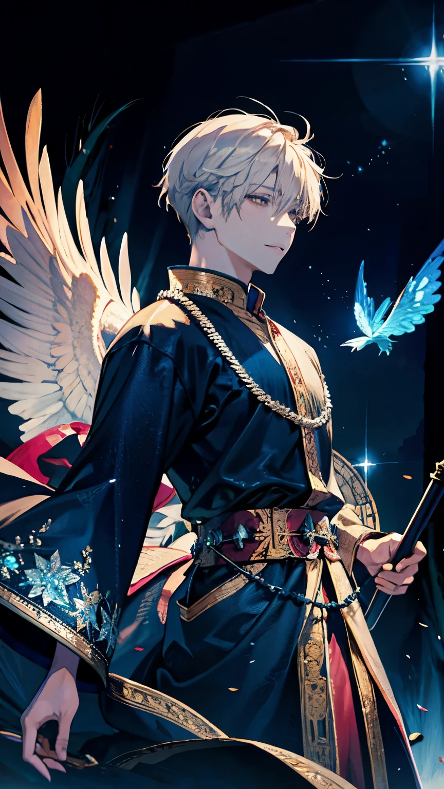 Spirit King,King,Adult male,Fantasy art,Dazzlingly bright