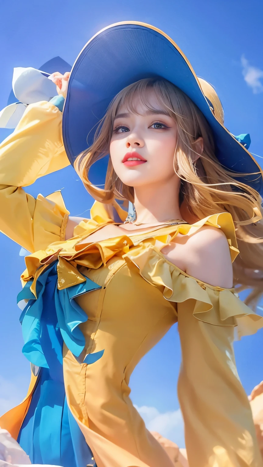 3d, realistic, 4k quality, Beautiful woman face same as left, 20 year old woman, same as original picture, best quality3d, realistic,