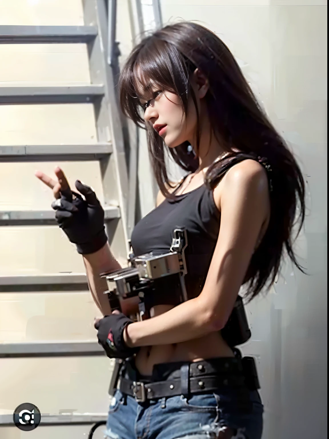 (masterpiece, best quality:1.2), (8k uhd, 16k, 32k, ultra high res), (photorealistic:1.37), (RAW photo), ultimate-realistic, ultimate-realistic details, ultimate-realistic texture, ultimate-intricate details, ultimate-realistic lighting, ultimate-realistic shadow, japanese girl, ultimate-cute face, ultimate-RAW skin, ultimate-realistic eyes, woman in powered suit, cannon mounted on shoulder, very cute face, mechanical, extremely intricate details, full body shot, ultimate photorealistic, clear stream