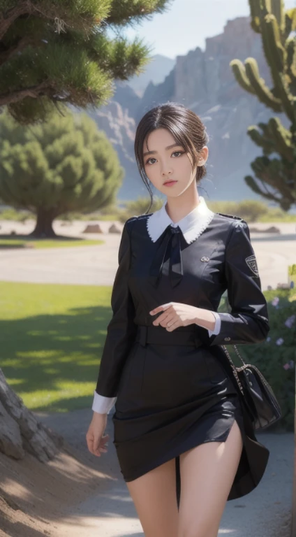 Masterpiece, best quality, high quality, extremely detailed CG uniform 8k wallpaper, flowering landscape, dry places such as empty desert, dearest, cunning, Mono Lake, Pu Tree, 3D digital painting, award winning photography, bokeh, depth of field, HDR, bloom, Chromatic Aberration, Photorealistic, extremely detailed, trending on artstation, trending on CGsociety, Intricate, High Detail, dramatic, art by midjourney