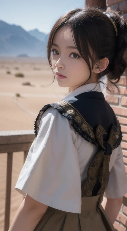 Masterpiece, best quality, high quality, extremely detailed CG uniform 8k wallpaper, flowering landscape, dry places such as empty desert, dearest, cunning, Mono Lake, Pu Tree, 3D digital painting, award winning photography, bokeh, depth of field, HDR, bloom, Chromatic Aberration, Photorealistic, extremely detailed, trending on artstation, trending on CGsociety, Intricate, High Detail, dramatic, art by midjourney