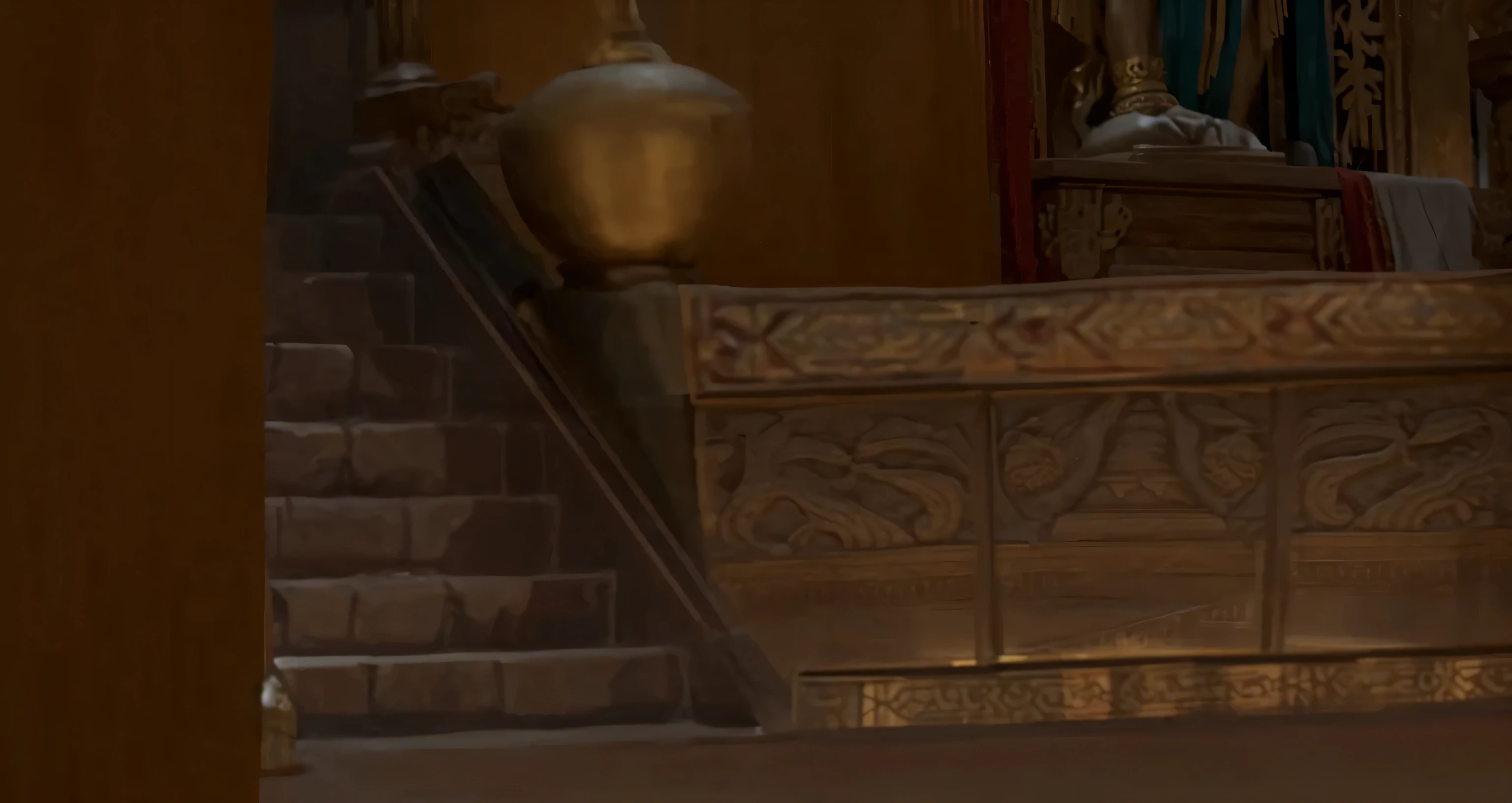 Temple interior,Matte
