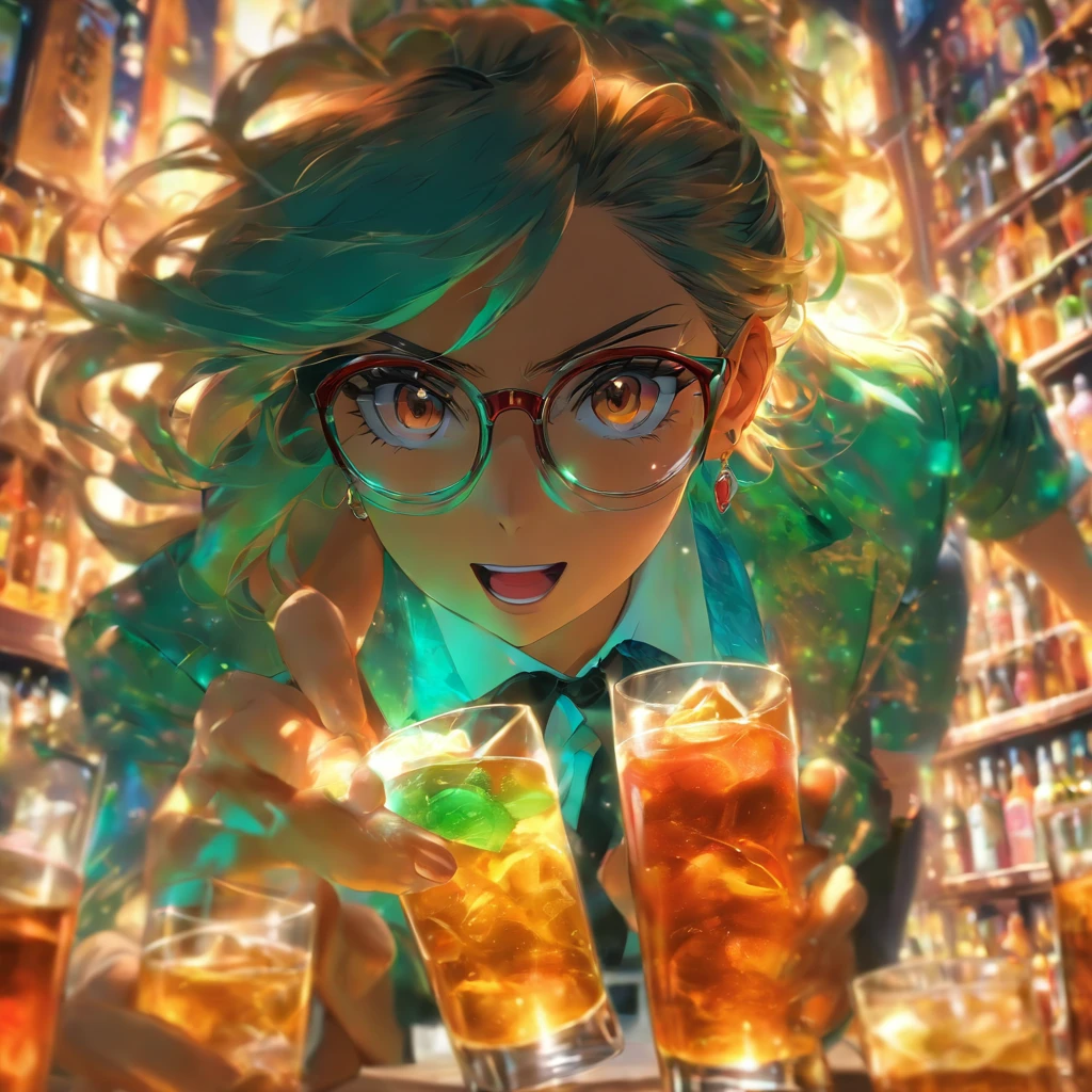 liquor　居liquor屋　manager　Glasses　woman