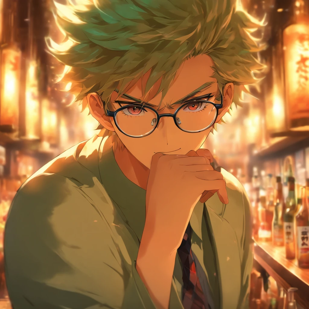 Izakaya　manager　male　Glasses