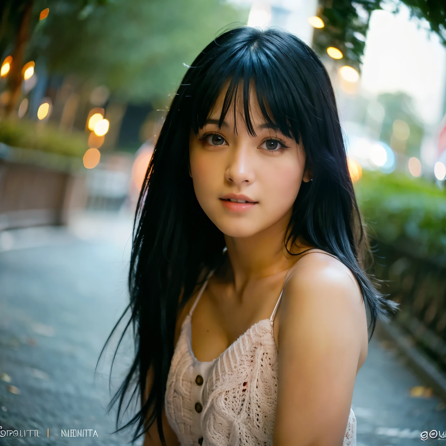Chica cabello corto desnuda