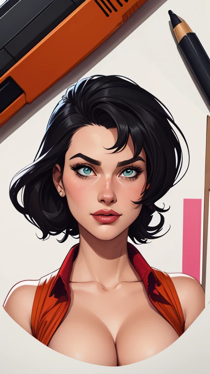 estilo de desenho animado:1.2), Geena Davis s Mulher brasileira desenho ART Artline mulher Imagem cartoon de uma mulher , roupas sensuais , garota super valente destemida , Ilustra??o estilo desenho animadocabelo preto ondulado, estilo de arte dos desenhos animados, estilo de arte dos desenhos animados, digital illustration style, design de personagens altamente detalhado, arte digital detalhada fofa, Fan art horror character design portrait, beautiful curly black hair digital illustration high quality portrait, arte em quadrinhos, retrato do design do personagem, Personagem feminina peituda, without clothes and with medium breasts, estilo cartoon, Geena Davis, cartoon mercenary warrior:1.2), os west velho oeste mulher brasileira draw ART Artline fundo branco mulher Imagem de desenho animado de uma mulher , roupas sensuais , garota super valente destemida , Ilustra??o estilo desenho animado, estilo de arte dos desenhos animados, estilo de arte dos desenhos animados, digital illustration style, design de personagens altamente detalhado, arte digital detalhada fofa, City fan art, design de personagem retrato, beautiful digital illustration, retrato de alta qualidade, arte em quadrinhos, retrato do design do personagem, white background Busty without clothes and medium breasts cartoon style female character in Fallout 4 costume old west uniform a woman in red uniform leader Deadpool holding a chainsaw ,Cartoon style digital illustration style Like character in Tekken, glamorosa Jill Valentine, personagem de videogame, 3D rendering of Jerma 9 8 5, como o protagonista do gta 5, personagem do rei dos lutadores, girl of the zodiac knights,Cartoon style digital illustration style like a GTAV character, rainha arlequina, personagem de videogame art, Faye Valentim style Cartoon style digital illustration style Cartoon style digital illustration style Viking swords and axes only c items