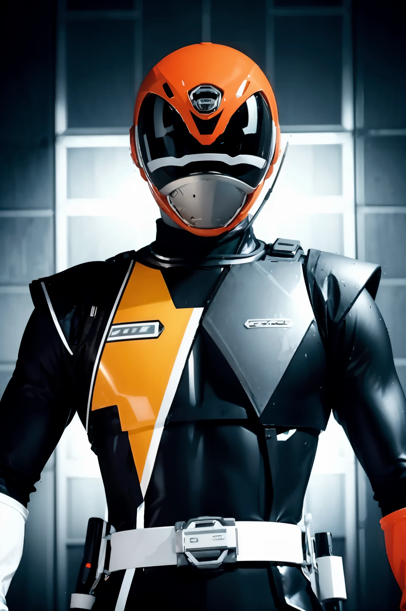 1 man in the SPD power ranger suit, 