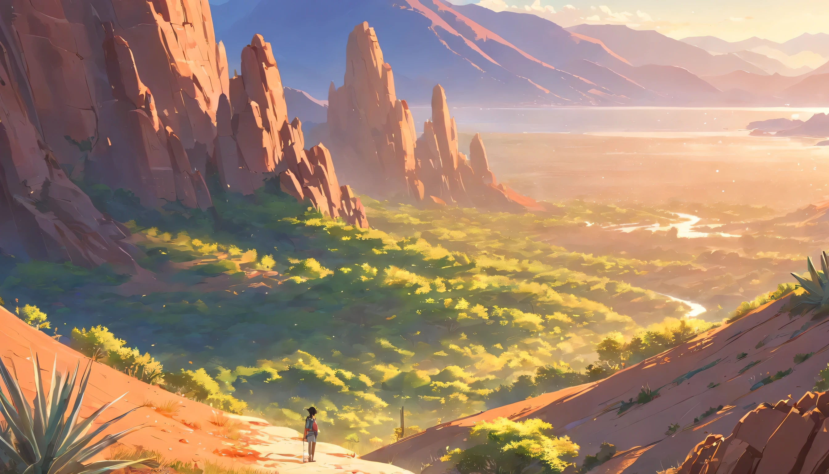 (best quality,4k,8k,highres,masterpiece:1.2),ultra-detailed,(realistic,photorealistic,photo-realistic:1.37),HDR,UHD,studio lighting,ultra-fine painting,sharp focus,physically-based rendering,extreme detail description,professional,vivid colors,color grading,surreal lighting,
landscape,desert,canyon,sand mountains,barren wilderness,rock formations,scenic view,dry heat,
cactus,vibrant green prickly plants,succulents,spiky thorns,growing in clusters,desert flora,
red rocks,orange hues,earthy tones,sunlit cliffs,shifting shadows,dramatic contrast,
solitude,serene atmosphere,pure tranquility,unspoiled beauty,quiet contemplation,harmonious silence,
endless expanse,limitless horizon,infinity and vastness,breathtaking panorama,unexplored territories.