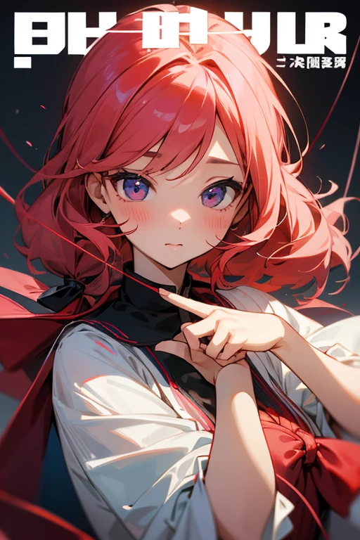 beautiful girl and beautiful girl、A red thread on your pinky finger、Tied、work、cover、「Akaite」Ticker