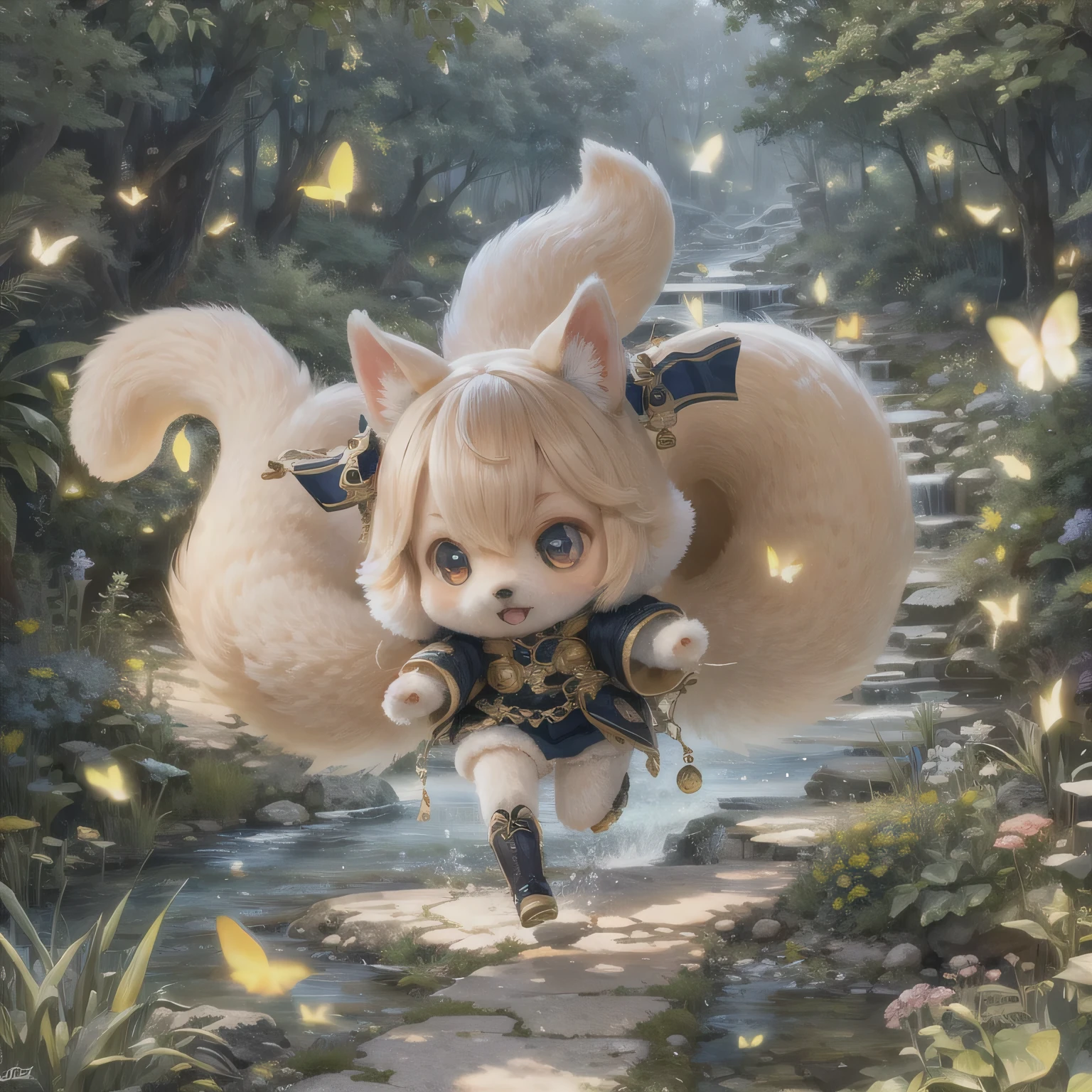 shiba inu girls chibi run