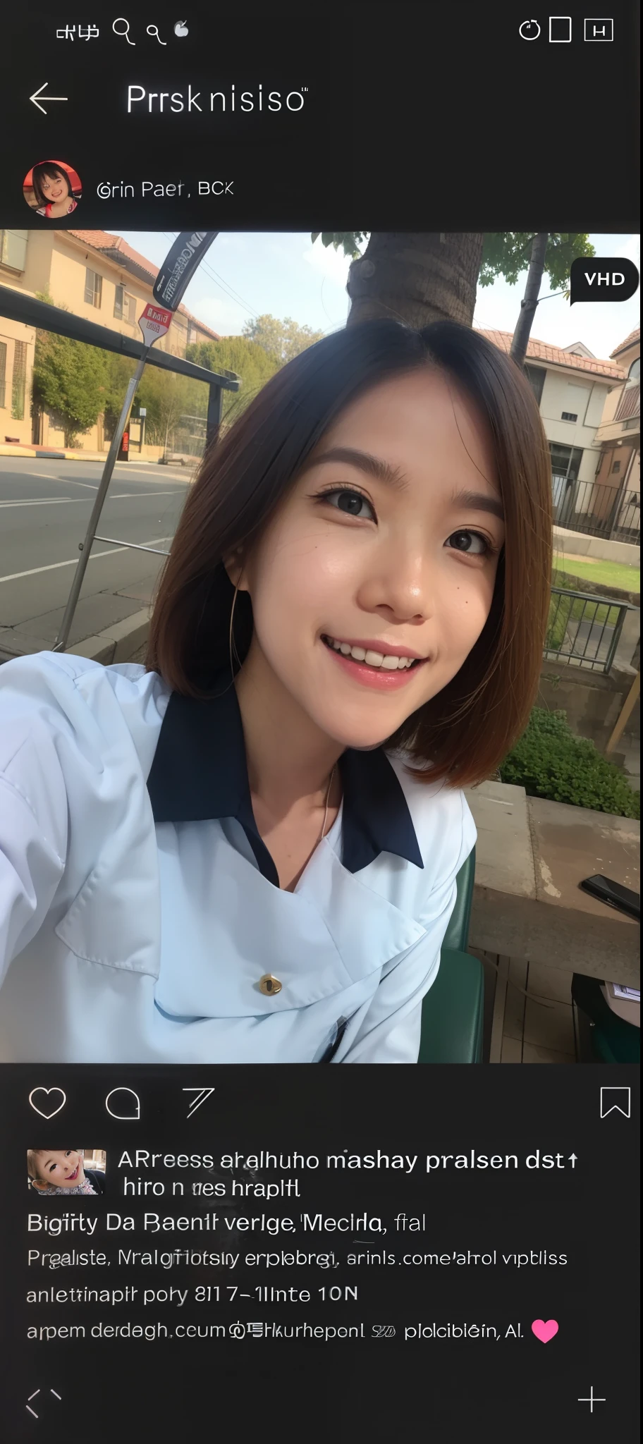 Closed mouth, smile