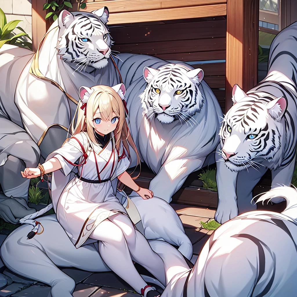 Four Gods、White Tiger and the White Tiger's Familiar、