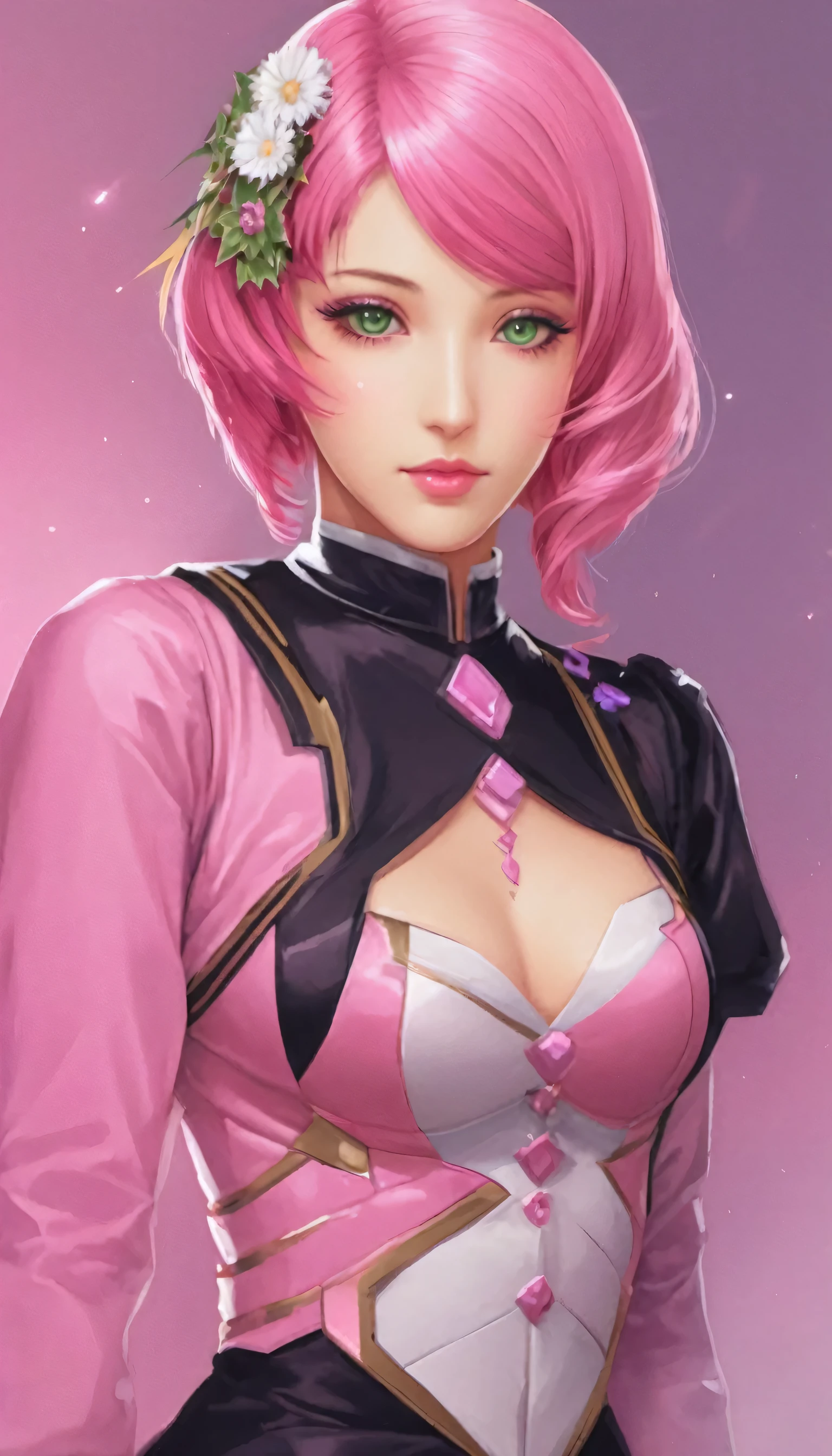 Alisa bosconovitch, melhor qualidade, contemporary, estilo plano, minimalismo, Green Eyes Flat Illustration, cabelo rosa, cabelo curto, cabelos multicoloridos, Camisa Preta, mechanical wings, Head Portrait Close-U, peito pontudo, decote, super decote, middlebreasts, Tekken,cabelo rosa pastel, 1girl, em quimono, hand painted,Desenho de linha sem cor, colorida do yandere pastel, Tekken, Super cute pink hair girl with gothic makeup on the side, com roupa de empregada,figura esbelta,robusto,He sat on the floor,Vestido com roupas de empregada rosa e branco,cabelos muito curtos,com orelhas de gato,quadratic element,, kawaii cor-de-rosa na roupa da era de 1910, Alisa Bosconovich pink lips, no estilo da paleta de cores suave aurorapunk, an anime illustration of your face, gifs animados, hand drawn animation, charming sketches, suave e brilhante, romantismo nebuloso, Estilo Superflat, fundo branco - ar 1:1 - niji 5 - estilo expressivo --s 50 ,Pink kawaii girl in the era of 1920s clothesPink eagles, vestindo uma camisa branca brilhante, no estilo da paleta de cores suave aurorapunk, an anime illustration of your face, gifs animados, hand drawn animation, charming sketches, suave e brilhante, romantismo nebuloso, Estilo Superflat, fundo branco - ar 1:1 - niji 5 - estilo expressivo --s 50, Absurdo, Altas, ultra detalhados, (1girl:1.3), quebrar , Crie uma imagem com uma bela caligrafia
