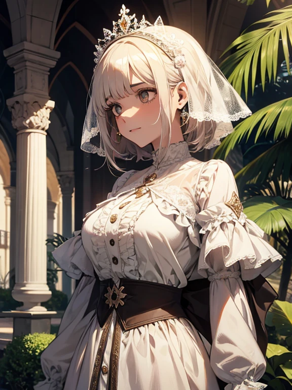 influenceuse blanche réaliste sur instagram, best quality, blond, 1 fille, yeux bleus, dans une robe courte et moulante blanche assise sur un banc dans un parc