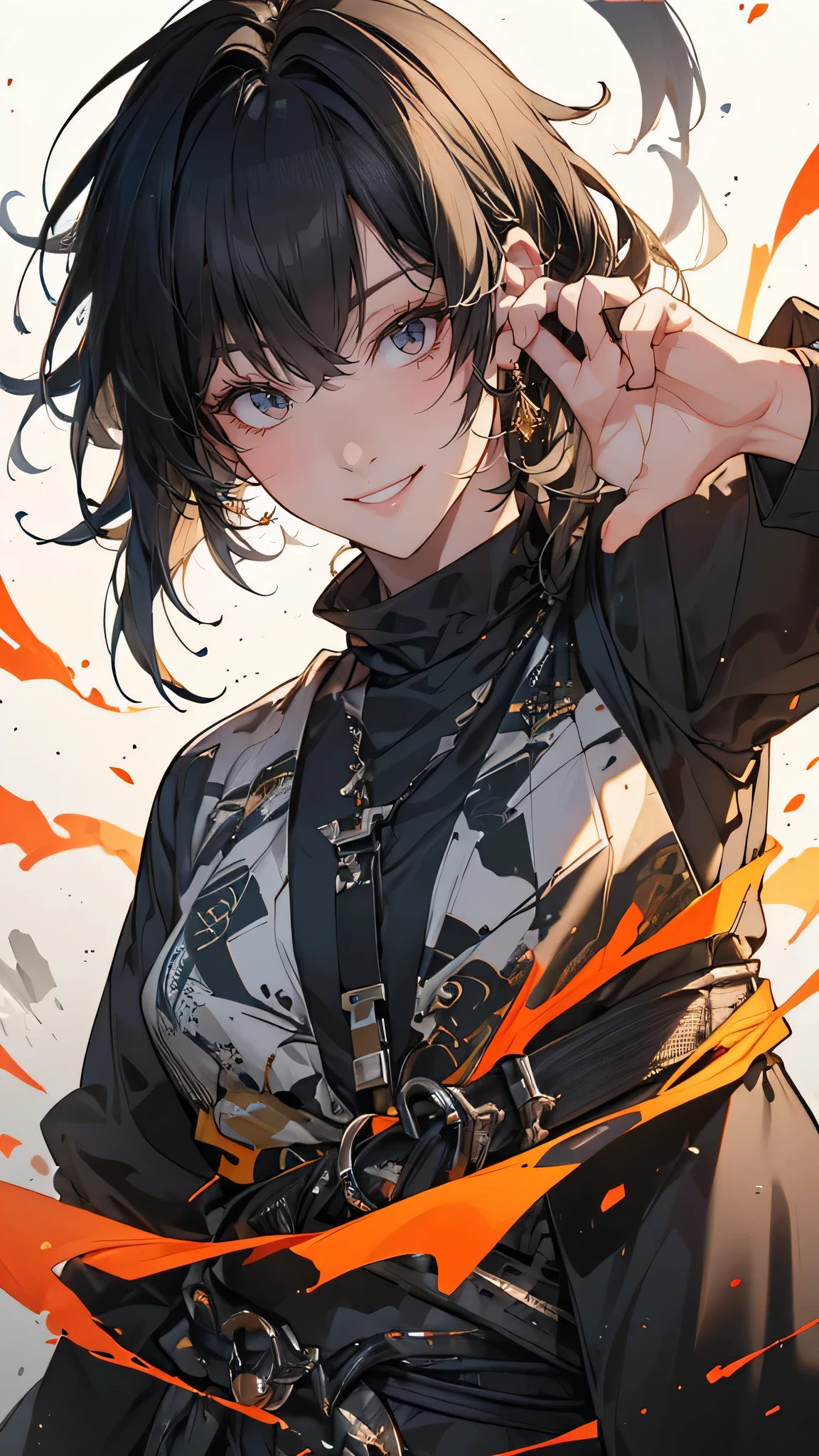 (random boyish fashion),(random Active pose),(random hairstyle),(Highest image quality, (8K), Ultra-realistic, Best Quality, High quality, High Definition, high quality texture, high detailing, Beautiful detailed, fine detailed, extremely details CG, Detailed texture, realistic representation of face, masterpiece, presence)