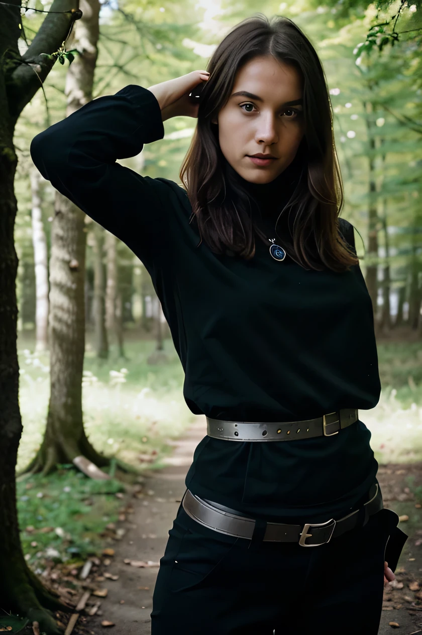 Eine attraktive junge Frau mit ((schwarze Haare)) , haselnussbraune Augen, pretty face, mischievous smile, schmutziger Blick, sexy, , sexy Gesichtsausdruck, hot Tacticool, Meisterwerk, Perfect full-body shot , High resolution and sharpness, Kreative und ausdrucksstarke Beleuchtung, Lebendige und stimmungsvolle Farben, Detailed and surprising textures, Atemberaubende Augendetails, Innovative und gewagte Komposition, Surprising and captivating perspective, Artistic fidelity and precision, Kreativer und effektiver Ansatz, Gut kontrollierte und ausdrucksstarke Belichtung, Surprising originality and creativity, Captivating emotionality and narrative, Kreativer Einsatz von Licht und Schatten, Capture unique and surprising moments, Einwandfreie technische Kompetenz, Harmonische Klangbalance, Meticulous attention to detail, Realistische und ausdrucksstarke Portraits, Meisterhafter Einsatz von Farben, to create unique atmospheres, beeindruckende visuelle Wirkung. dicker Nacken, 19 Jahre altes weibliches Model, Lateinamerikanerin, Italienisch, Italienisch Lateinamerikanerin "8K with a high-end smartphone insta content (((nice view))) (((hiking))) (((no fingers)))