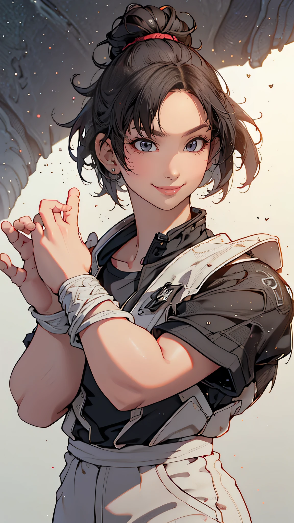 (random boyish fashion),(random Active pose),(random hairstyle),(Highest image quality, (8K), Ultra-realistic, Best Quality, High quality, High Definition, high quality texture, high detailing, Beautiful detailed, fine detailed, extremely details CG, Detailed texture, realistic representation of face, masterpiece, presence)