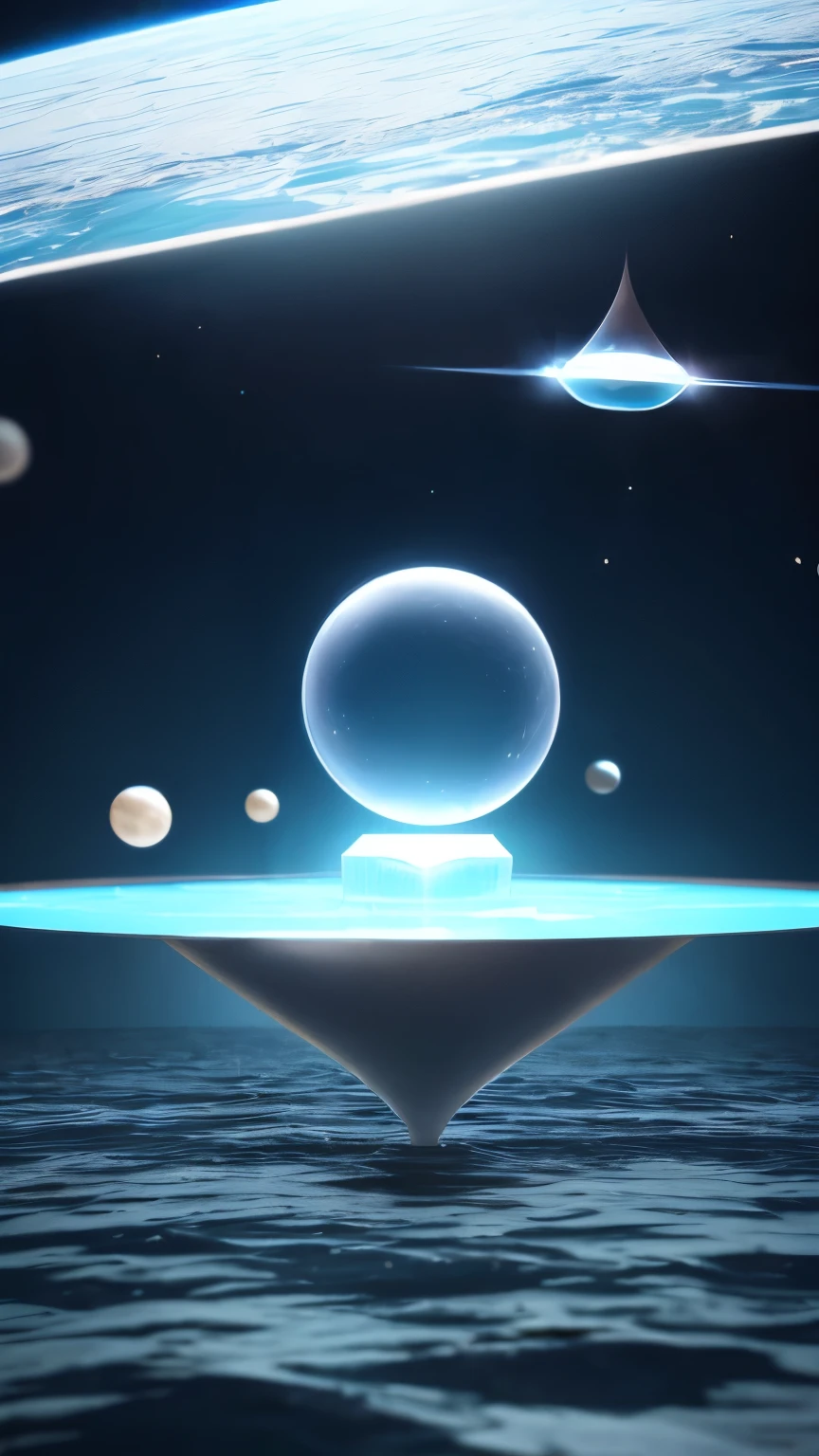 best quality, super fine, super illusion, all kinds of impossible things floating in the air
