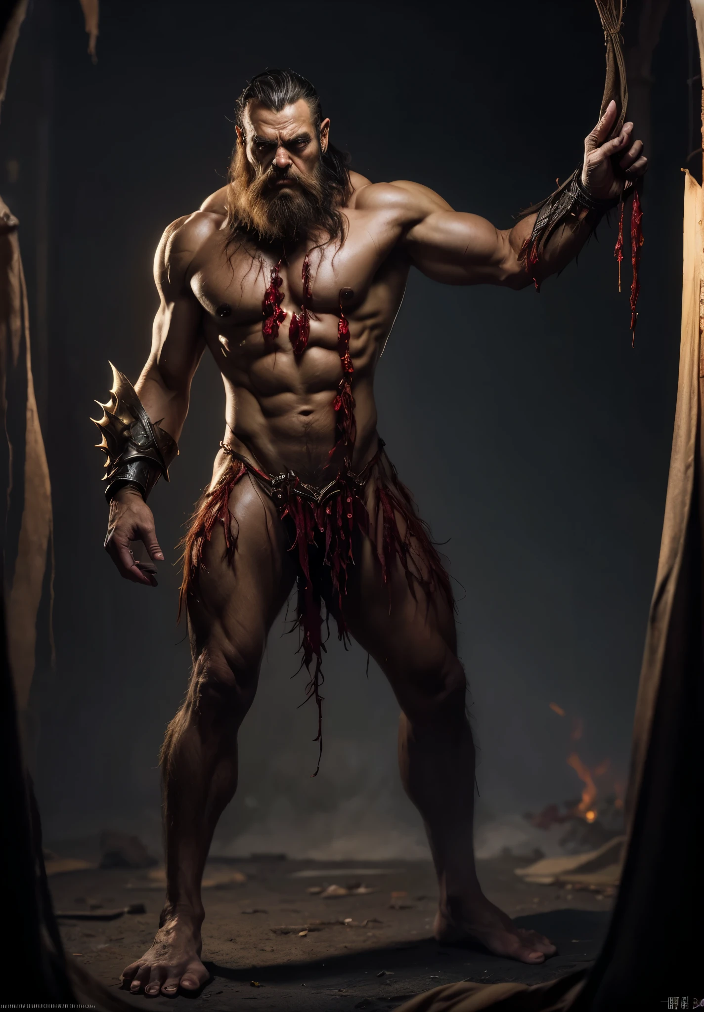 whole body、Raised arms、always Bloody、Bloody、Bloody、Best image quality、masterpiece、8k、odd number、strongest、Brutal、monster、killer ghost、Wrestler、logic骨 格 系々、logic、Face of Fear、suction cup、8k,Highly detailed fantasy characters、Humanoid organisms、creature concept art、concept creature character art、超リアルなファンタジーmonster,Surreal,Fantasy art,小さなmonster,real skin,Realistic texture,