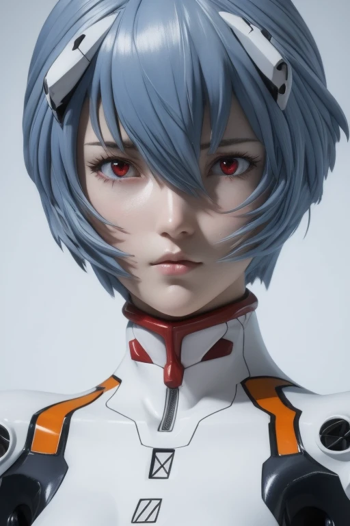 Ayanami, Full body image, Blue hair blowing in the wind, short hair, (Red eyes:1.3), bodysuit, headgear, Plug Suit, White bodysuit, outdoors, looking at viewer, (masterpiece:1.2), highest quality, High resolution, Unity 8k wallpaper, (figure:0.8), (Beautiful fine details:1.6), Highly detailed face, Perfect lighting, Highly detailed photos, (Perfect hands, Perfect Anatomy)