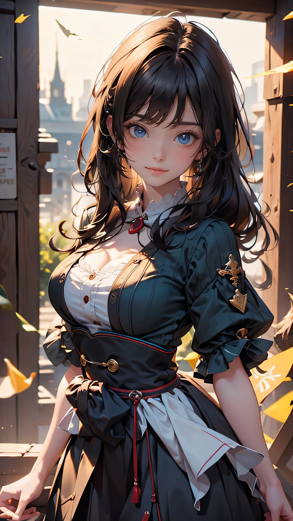 looking at viewer,high school girl,leaning forward,(random cute clothes),(random Lively pose),(Thin type),(large breasts),(random hairstyle),(Highest image quality, (8K), Ultra-realistic, Best Quality, High quality, High Definition, high quality texture, high detailing, Beautiful detailed, fine detailed, extremely details CG, Detailed texture, realistic representation of face, masterpiece, presence)