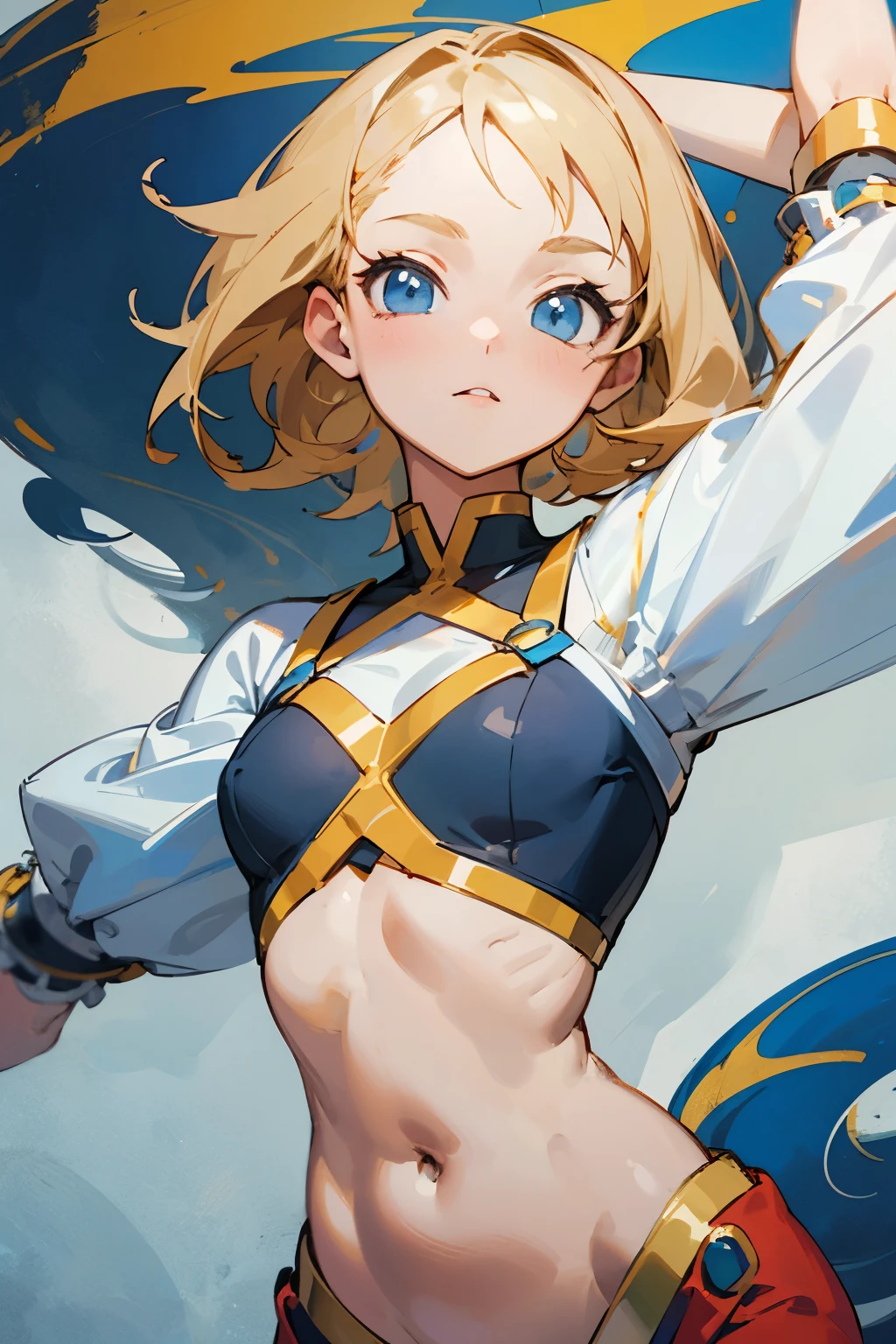 ((highest quality)), ((masterpiece)), (detailed), Perfect face and belly anime