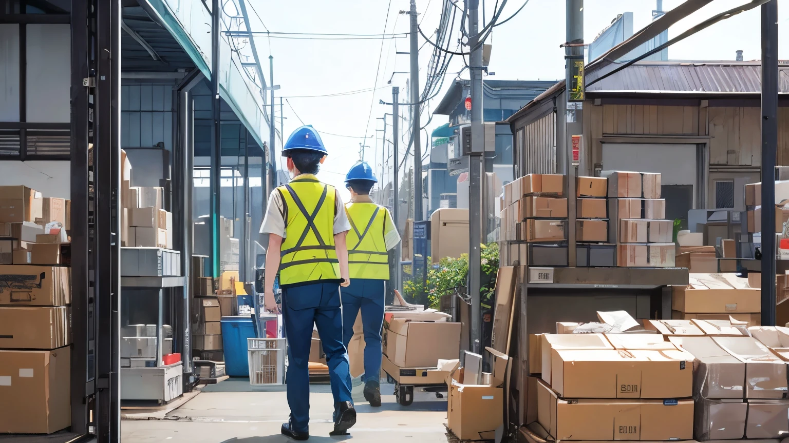 Temporary workers、Factory Work、Working Men、