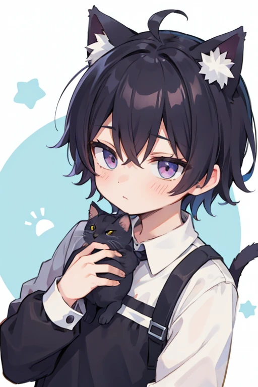 Boy cat ears