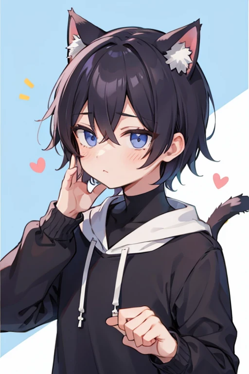 Boy cat ears